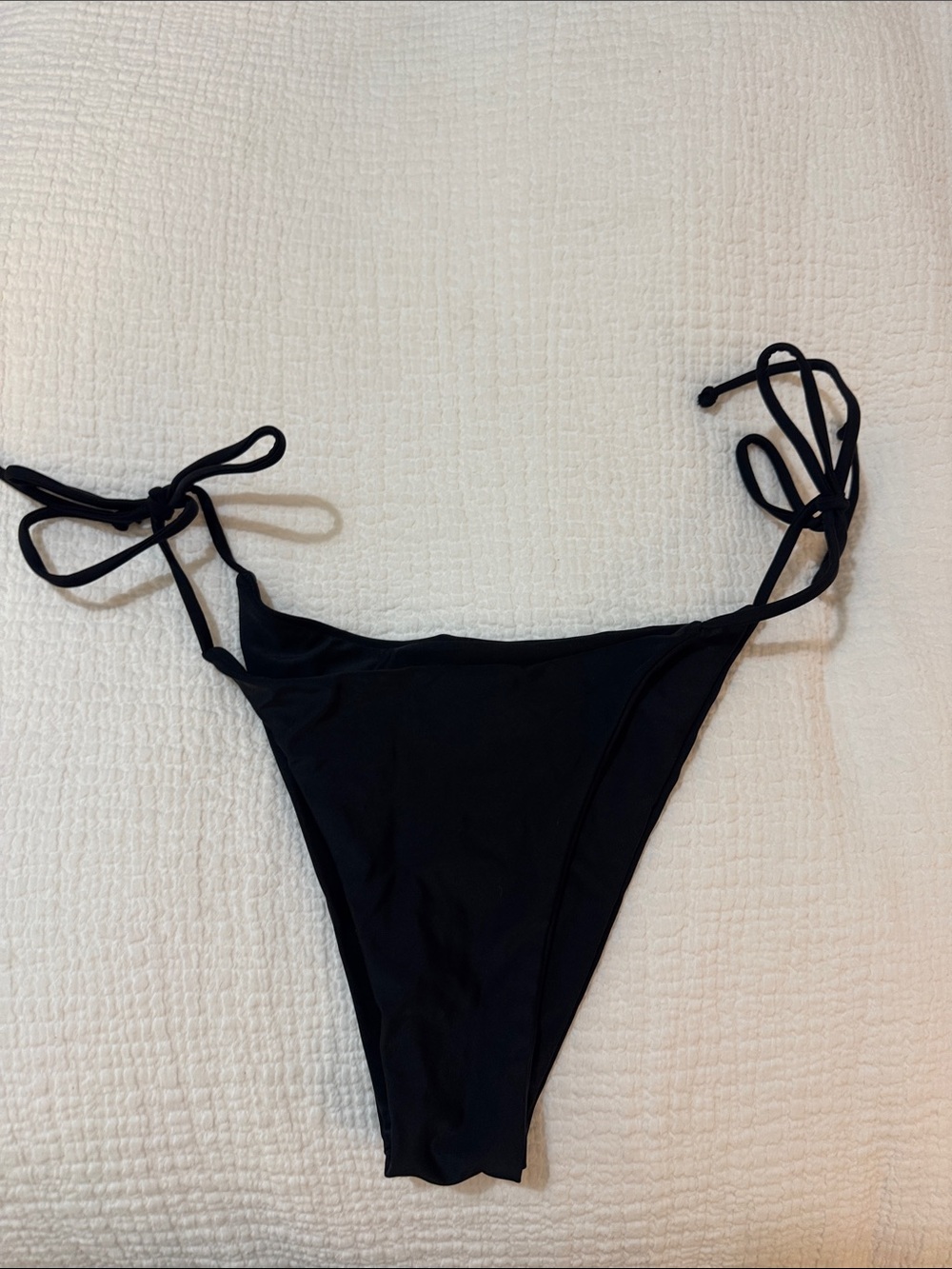 SHEIN Black String Bikini Bottoms
